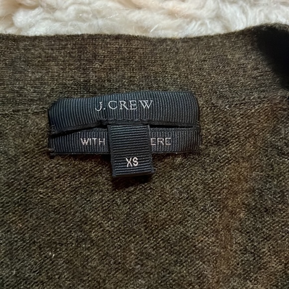 Jcrew cashmere blend cardigan xs - Picture 3 of 4